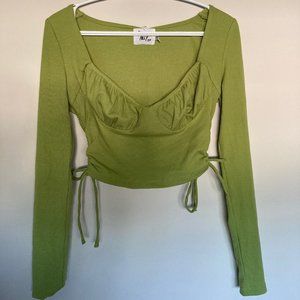 princess polly green top